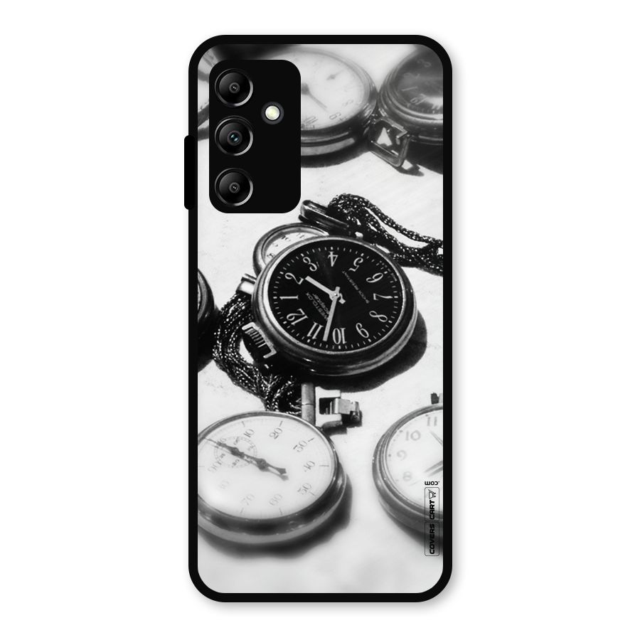 Clock Collection Metal Back Case for Galaxy A14 5G