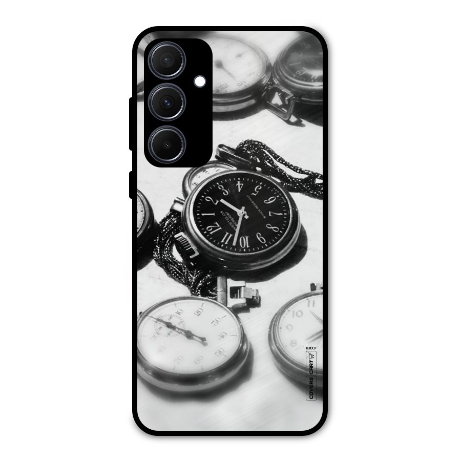 Clock Collection Metal Back Case for Galaxy A35