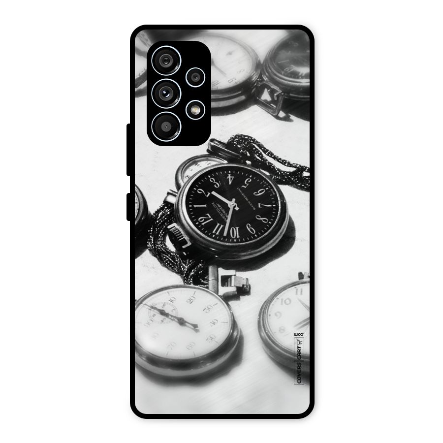 Clock Collection Metal Back Case for Galaxy A53 5G