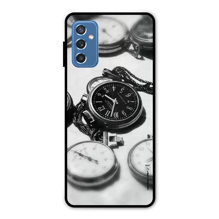 Clock Collection Metal Back Case for Galaxy M52 5G