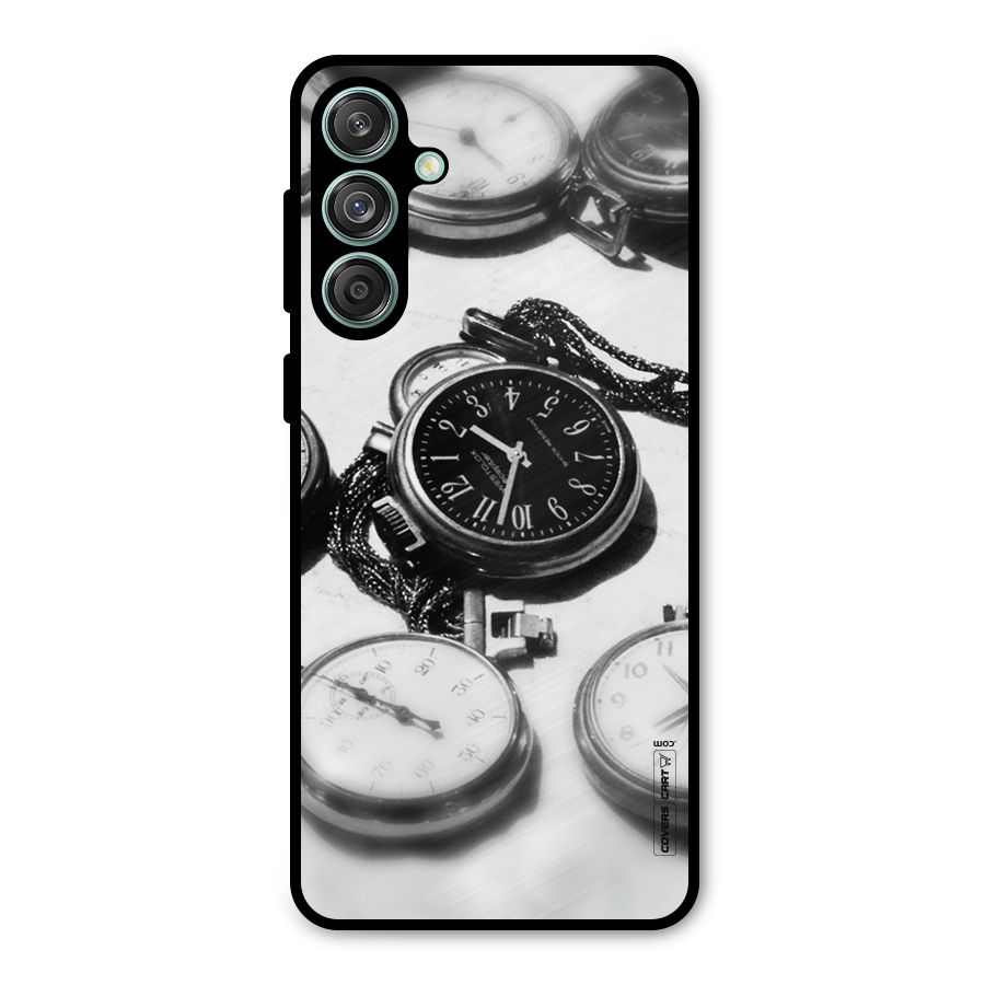Clock Collection Metal Back Case for Galaxy M55 5G