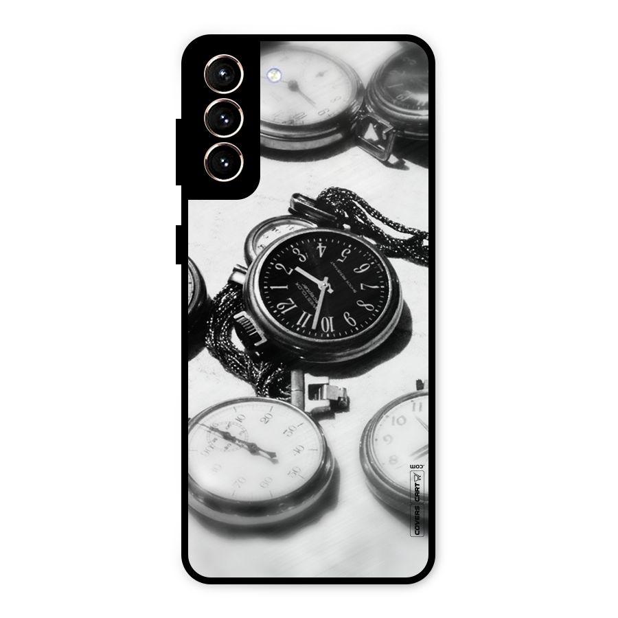 Clock Collection Metal Back Case for Galaxy S21 Plus