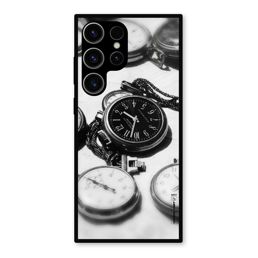 Clock Collection Metal Back Case for Galaxy S23 Ultra
