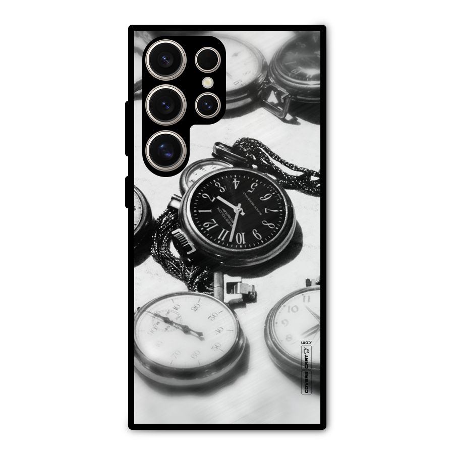 Clock Collection Metal Back Case for Galaxy S24 Ultra