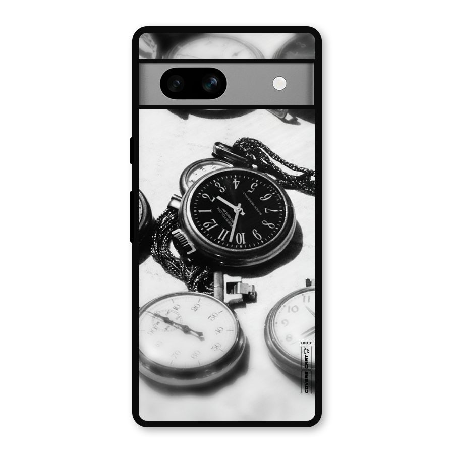 Clock Collection Metal Back Case for Google Pixel 7a