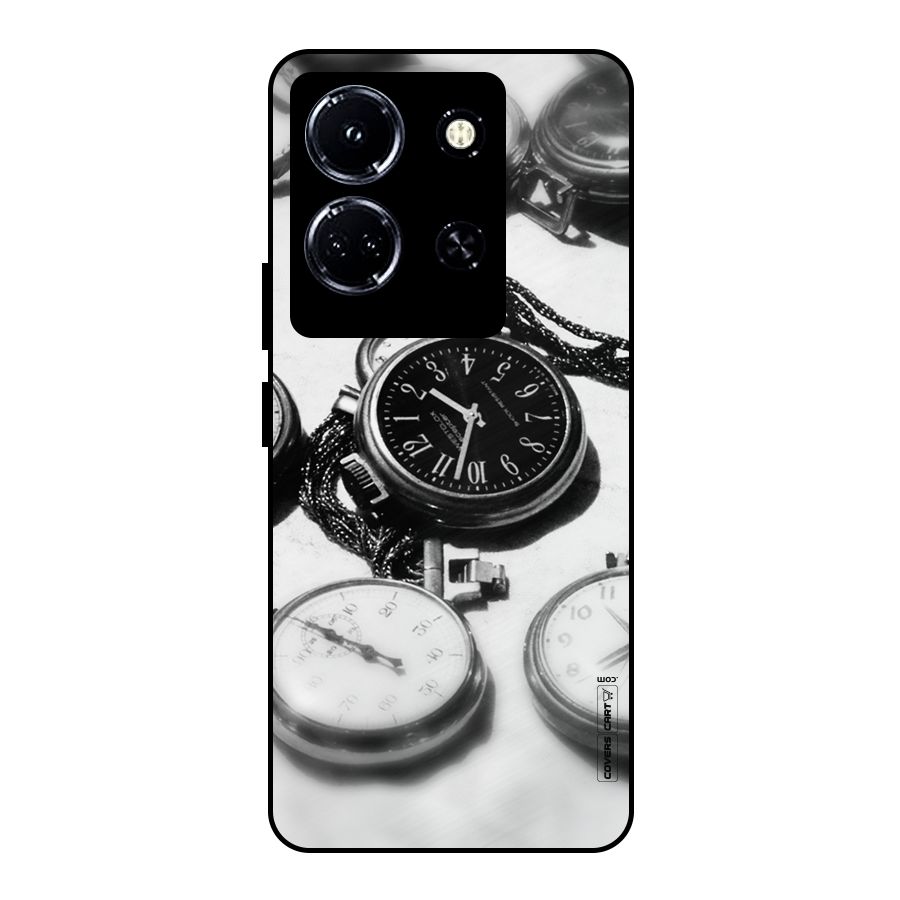 Clock Collection Metal Back Case for Infinix Note 30 5G