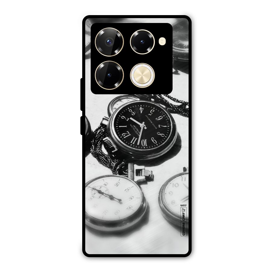 Clock Collection Metal Back Case for Infinix Note 40 Pro