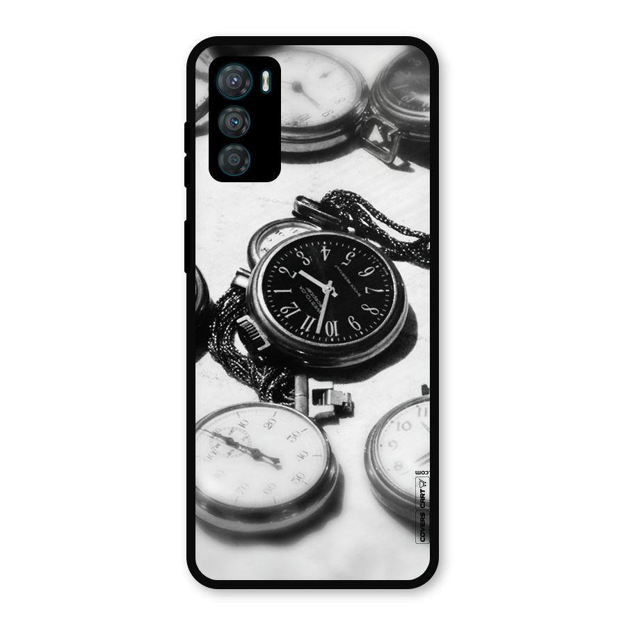 Clock Collection Metal Back Case for Moto G42