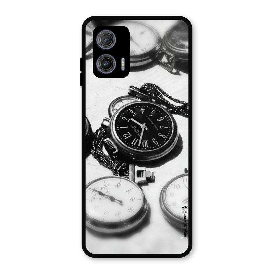 Clock Collection Metal Back Case for Moto G73
