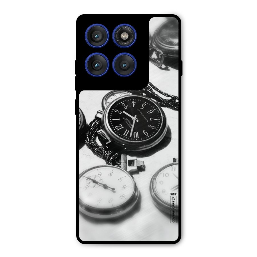 Clock Collection Metal Back Case for Motorola Edge 60 Pro