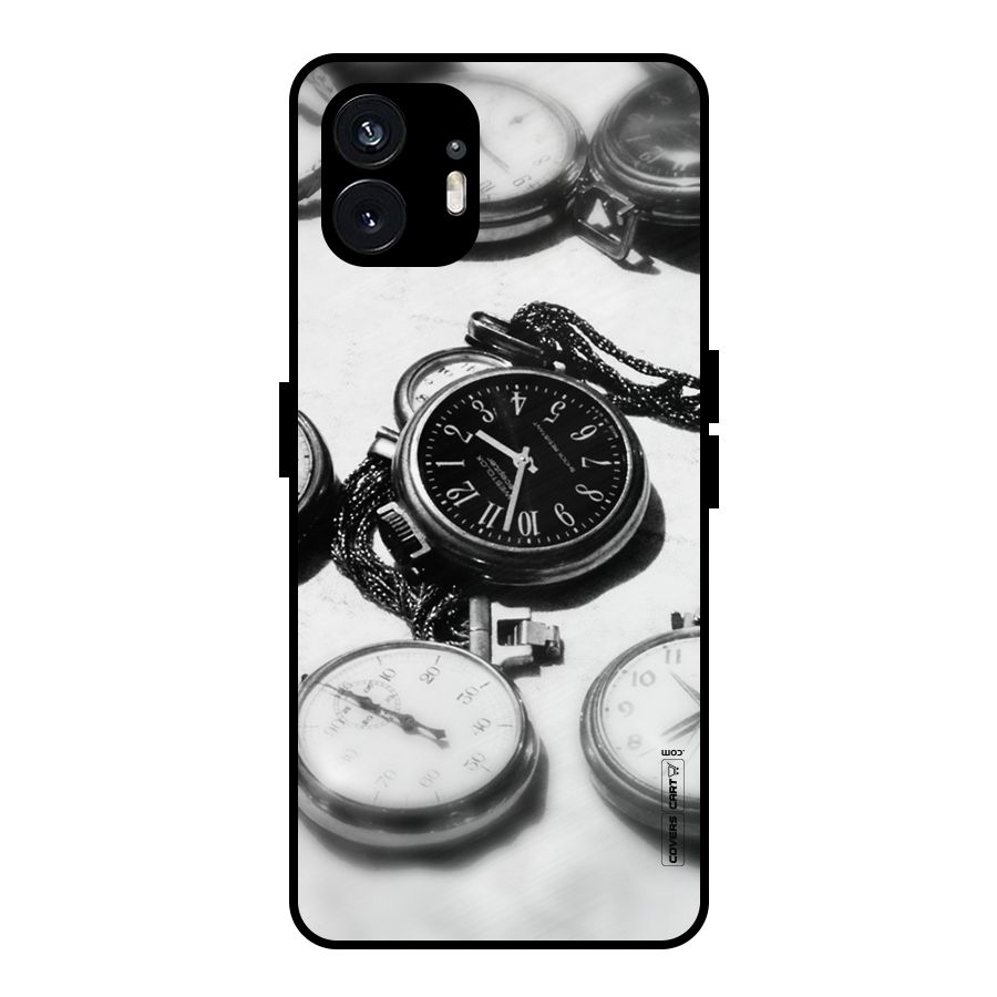Clock Collection Metal Back Case for Nothing Phone 2