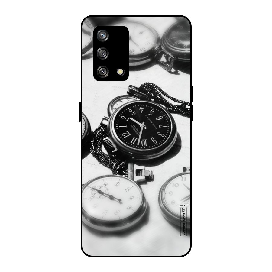 Clock Collection Metal Back Case for Oppo F19