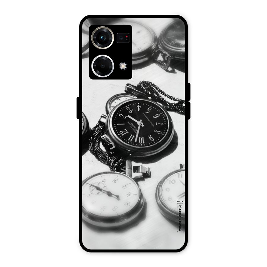 Clock Collection Metal Back Case for Oppo F21s Pro 4G