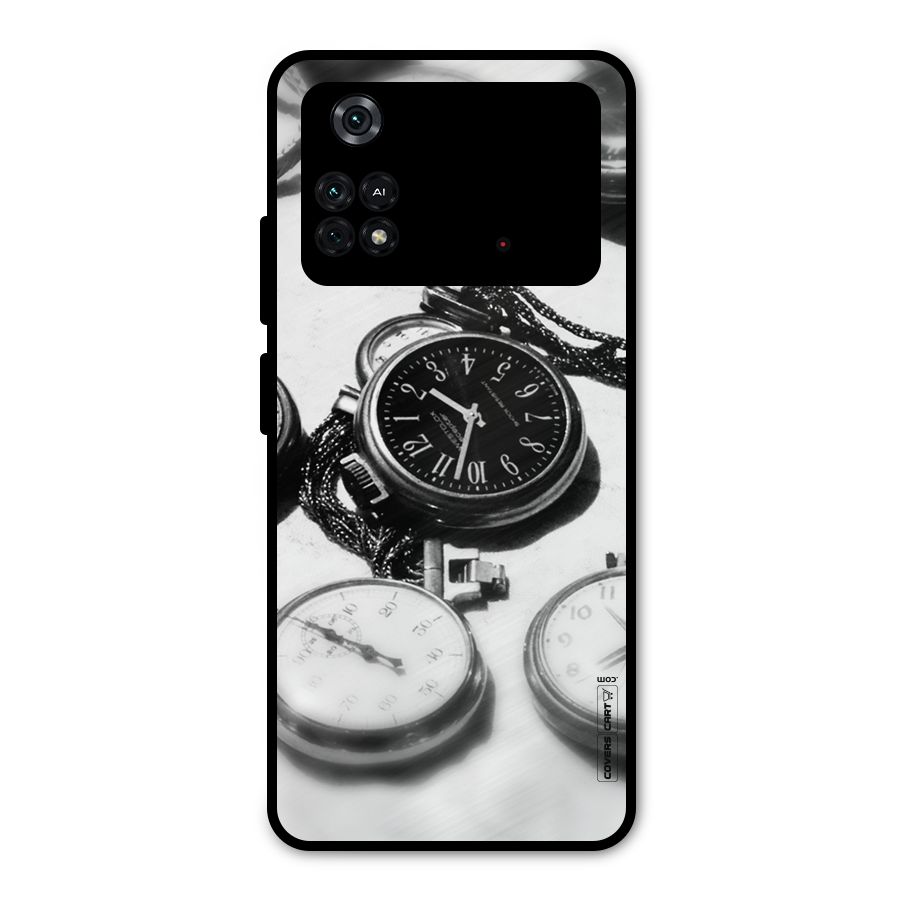 Clock Collection Metal Back Case for Poco M4 Pro 4G