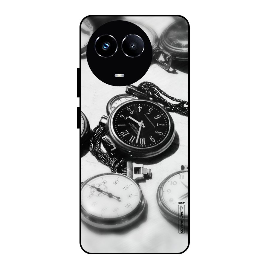 Clock Collection Metal Back Case for Realme 11X