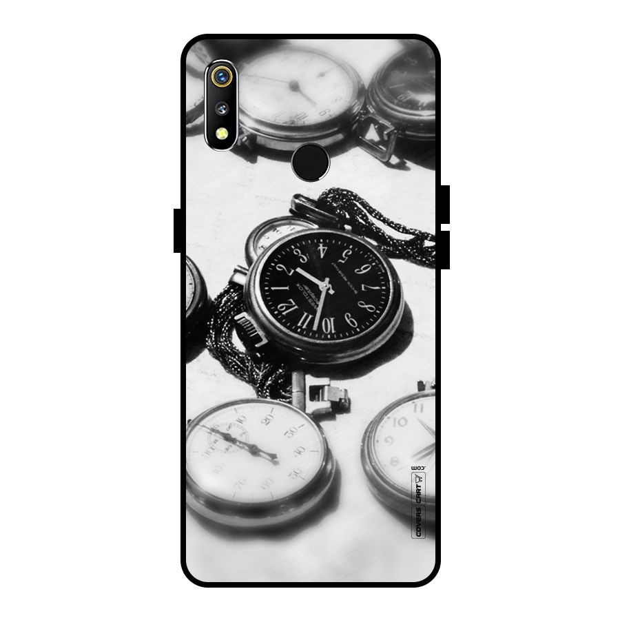 Clock Collection Metal Back Case for Realme 3i