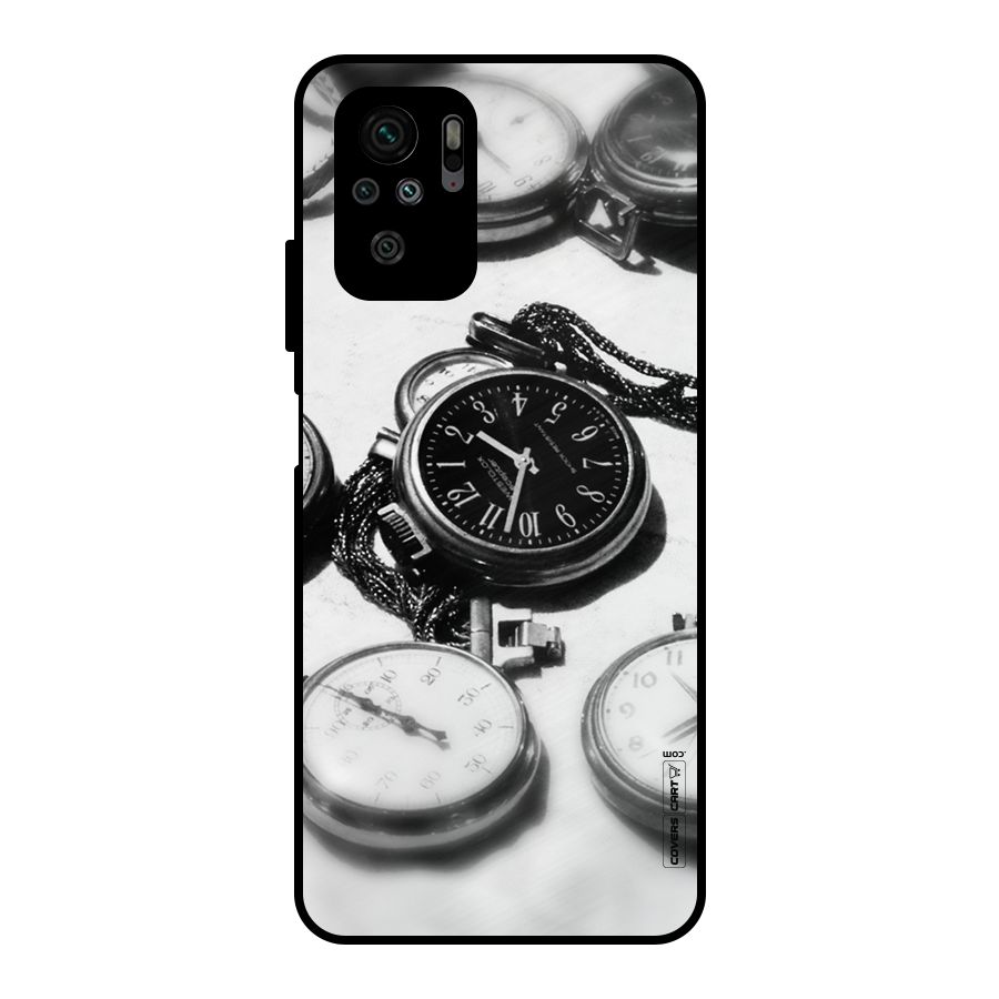 Clock Collection Metal Back Case for Redmi Note 10S