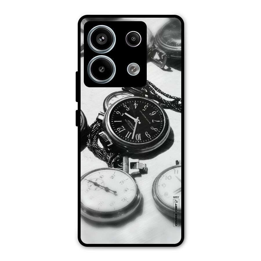 Clock Collection Metal Back Case for Redmi Note 13 Pro 5G