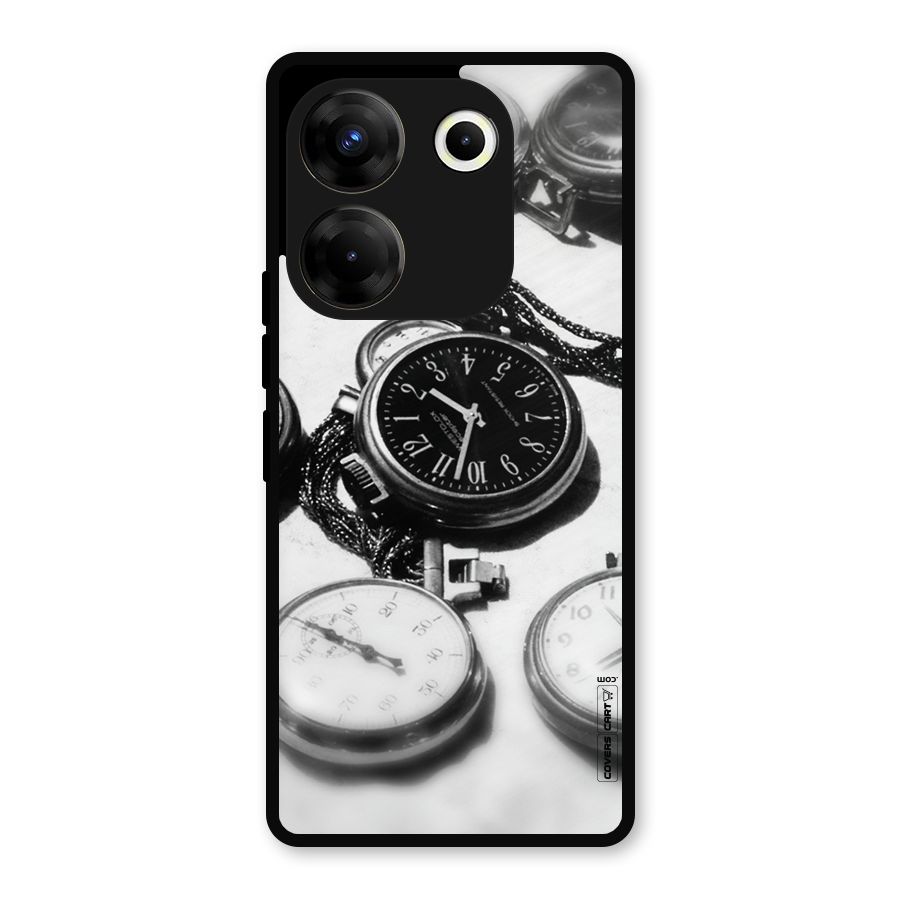 Clock Collection Metal Back Case for Tecno Camon 20 Pro