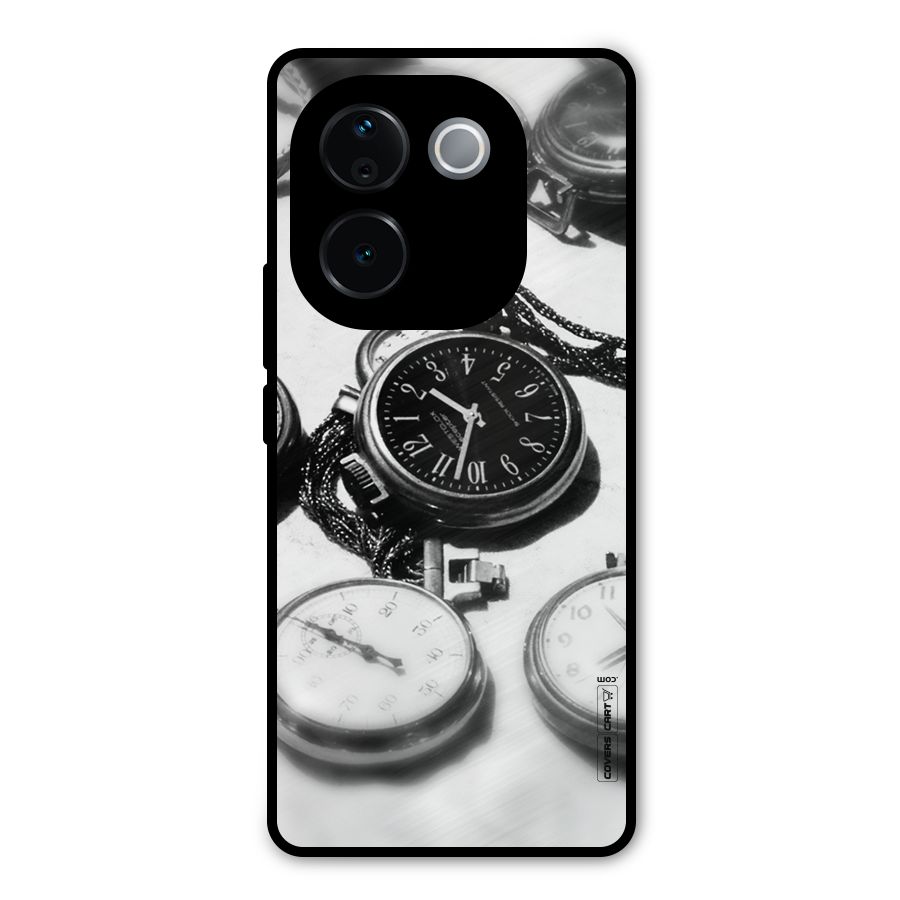 Clock Collection Metal Back Case for Vivo T3 Pro