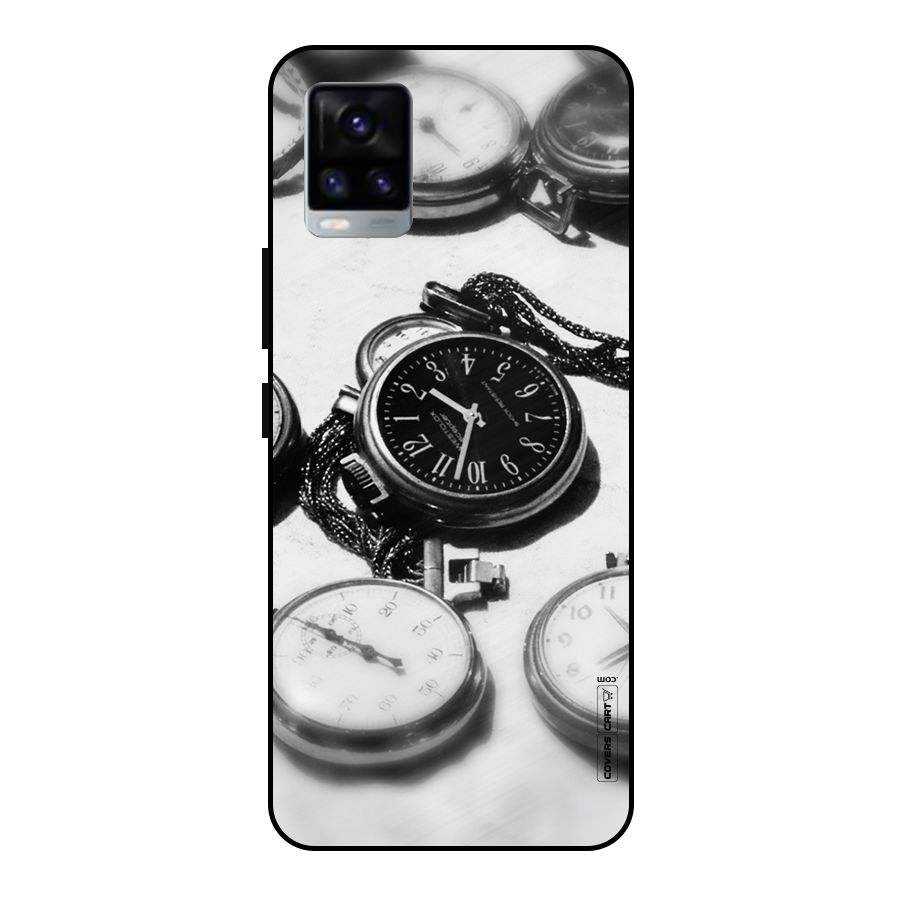 Clock Collection Metal Back Case for Vivo V20 2021