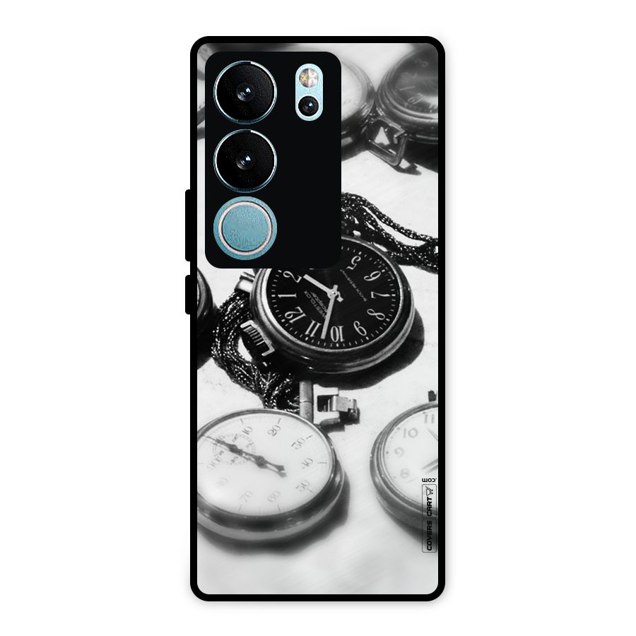 Clock Collection Metal Back Case for Vivo V29 Pro