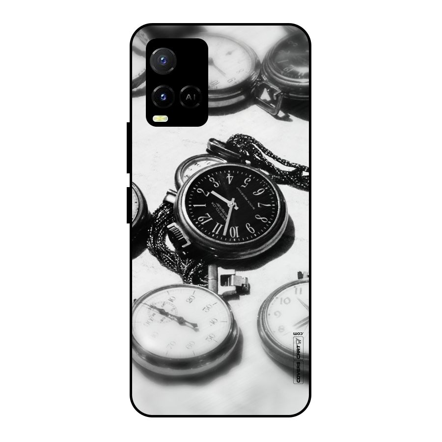 Clock Collection Metal Back Case for Vivo Y21T