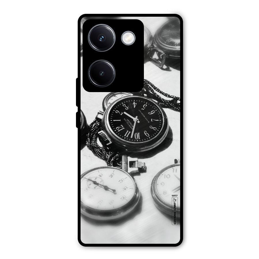 Clock Collection Metal Back Case for Vivo Y300 Plus