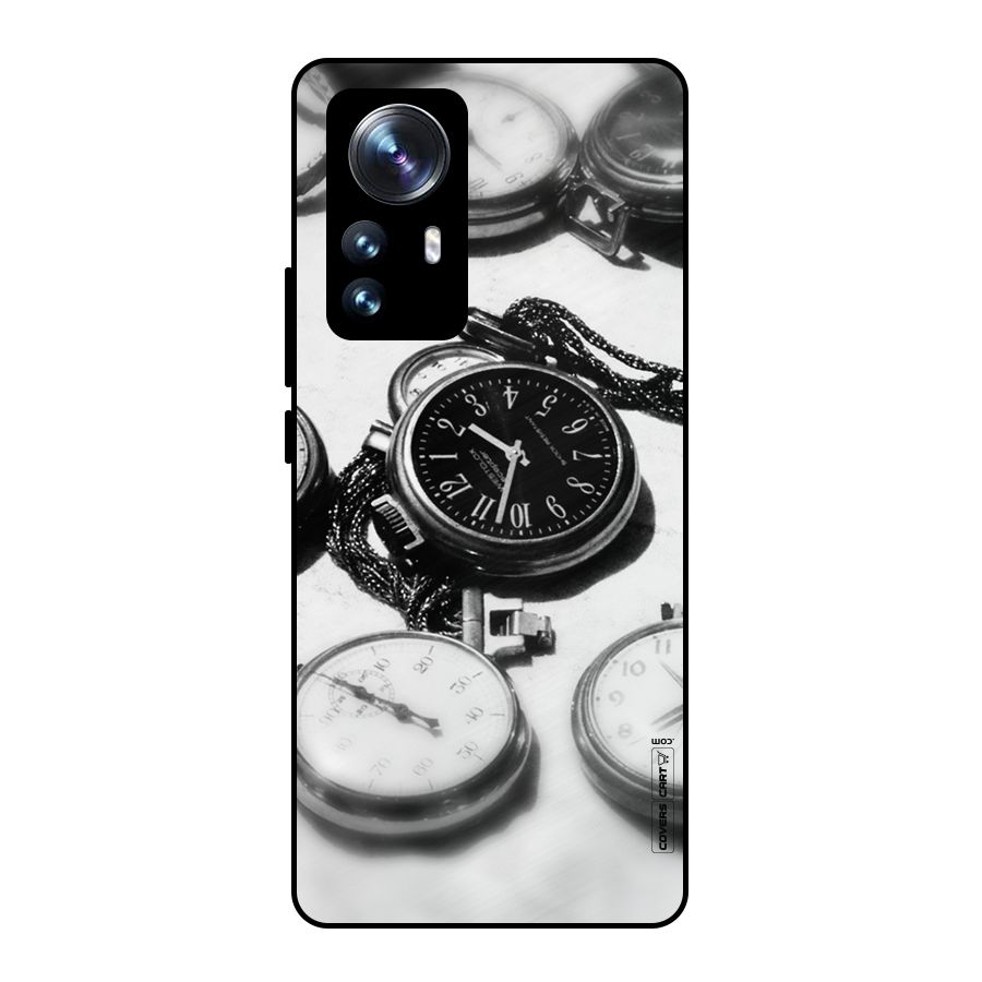 Clock Collection Metal Back Case for Xiaomi 12 Pro