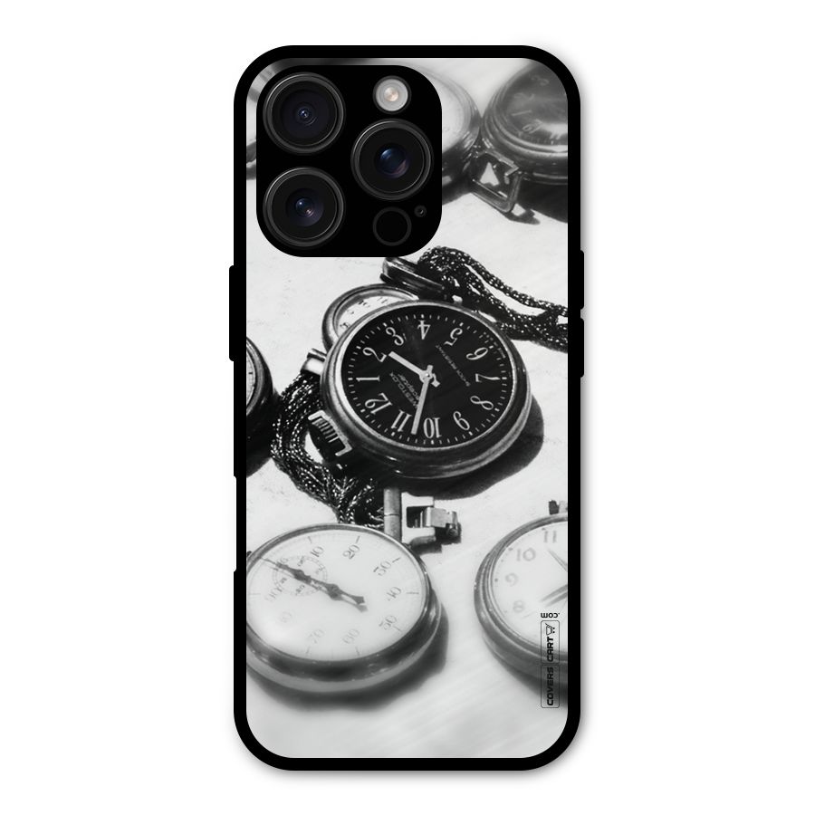 Clock Collection Metal Back Case for iPhone 16 Pro