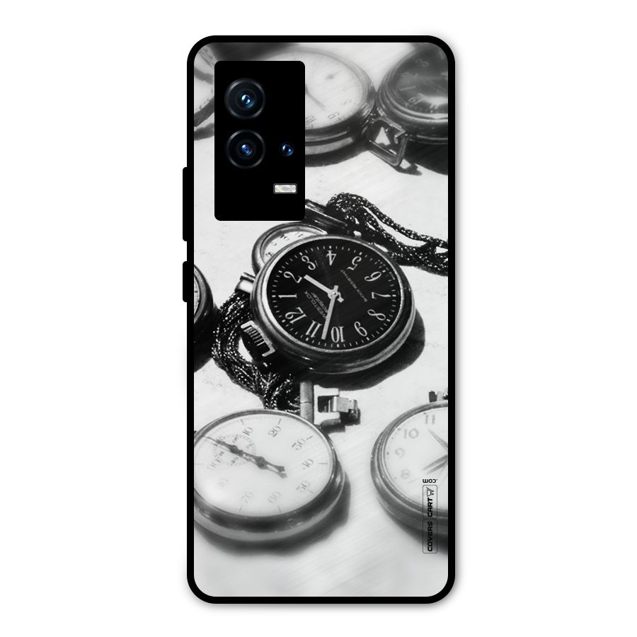 Clock Collection Metal Back Case for iQOO 9 5G