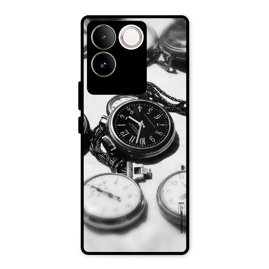 Clock Collection Metal Back Case for iQOO Z7 Pro
