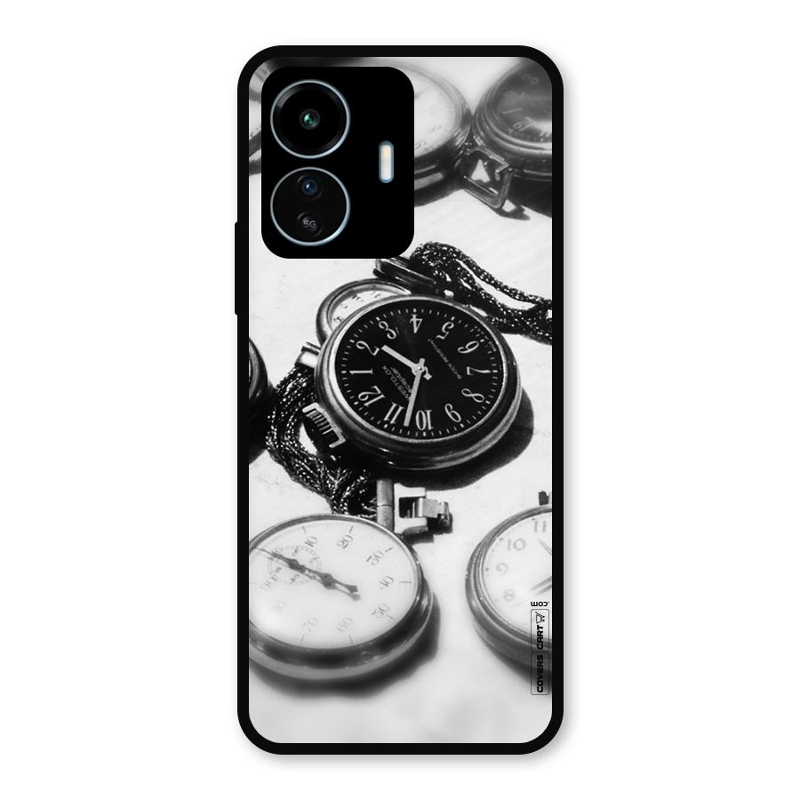 Clock Collection Metal Back Case for vivo iQOO Z6 Lite 5G
