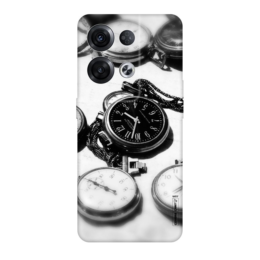 Clock Collection Original Polycarbonate Back Case for Oppo Reno8 Pro 5G