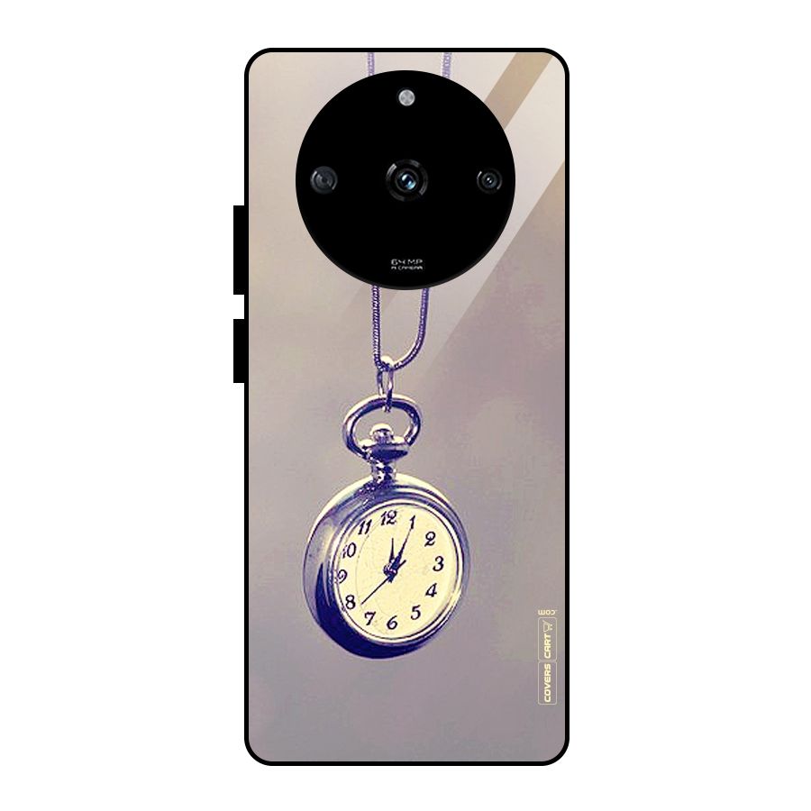 Clock Locket Glass Back Case for Realme Narzo 60 5G
