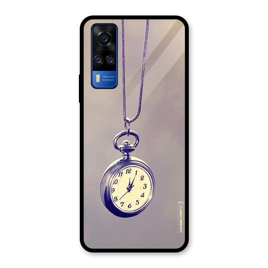 Clock Locket Glass Back Case for Vivo Y31