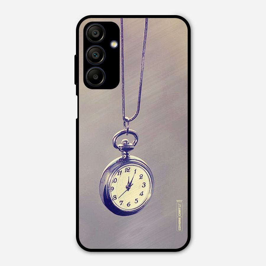 Clock Locket Metal Back Case for Galaxy A15 5G