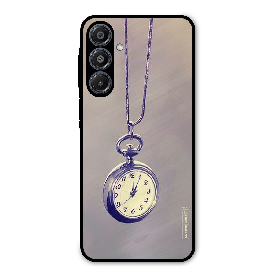 Clock Locket Metal Back Case for Galaxy A16 5G