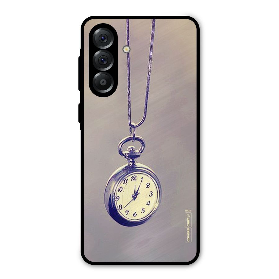Clock Locket Metal Back Case for Galaxy A36
