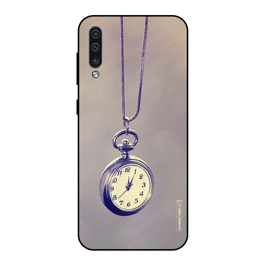 Clock Locket Metal Back Case for Galaxy A50