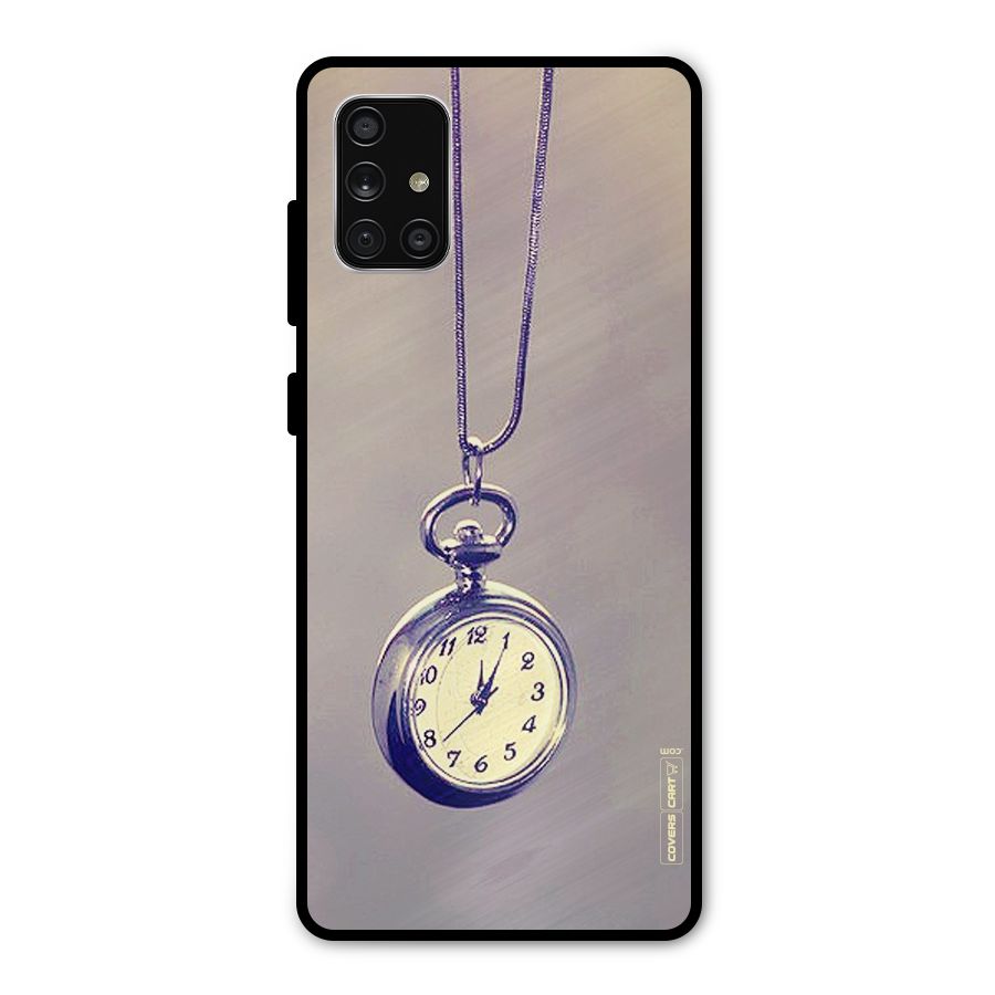 Clock Locket Metal Back Case for Galaxy A71