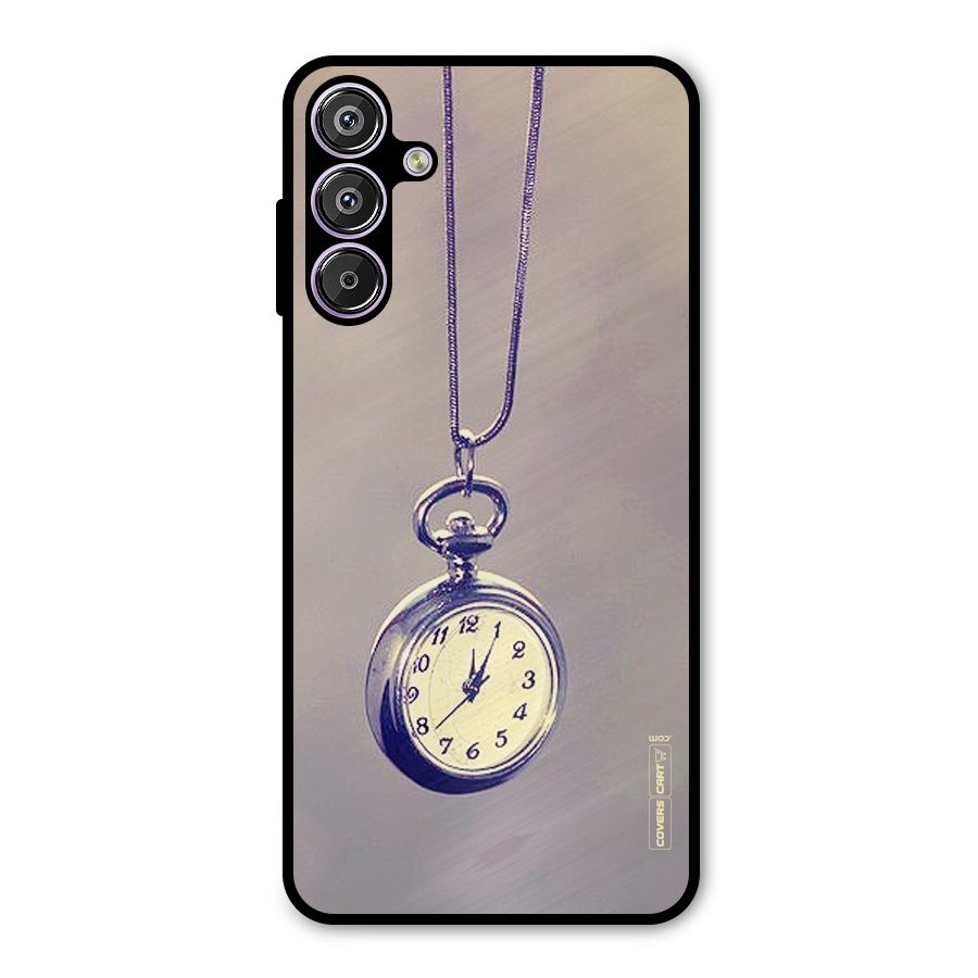 Clock Locket Metal Back Case for Galaxy M15