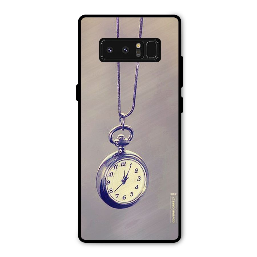 Clock Locket Metal Back Case for Galaxy Note 8