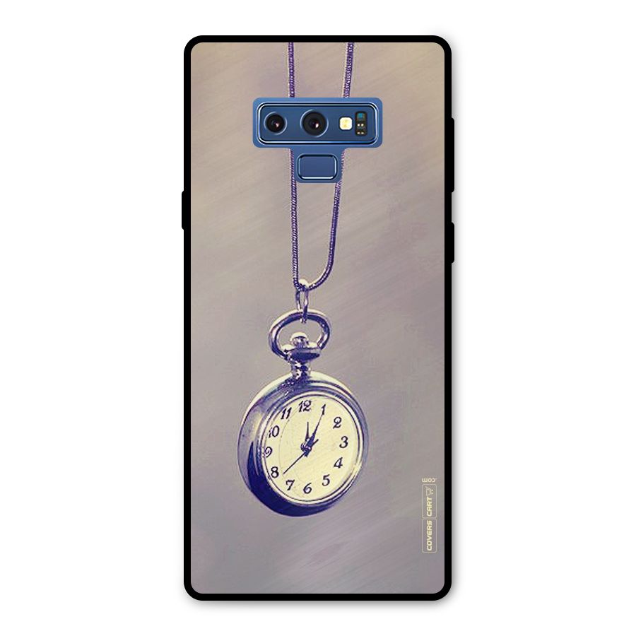 Clock Locket Metal Back Case for Galaxy Note 9