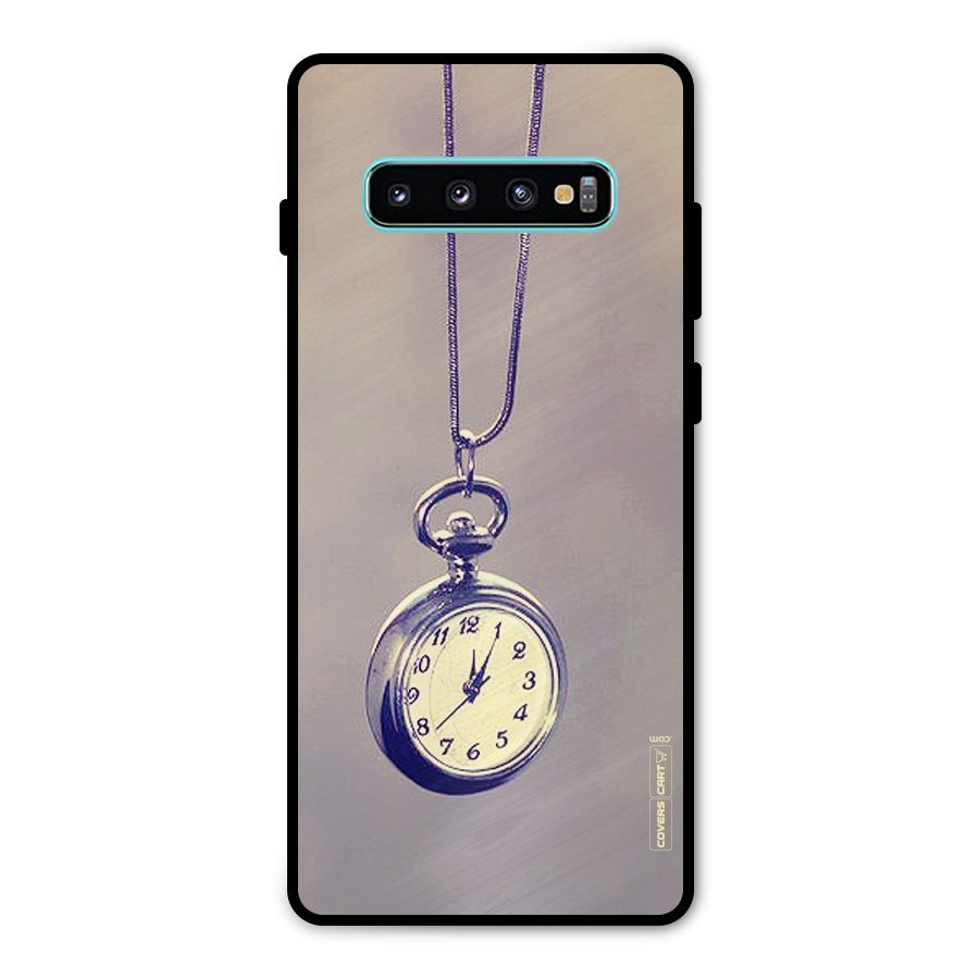 Clock Locket Metal Back Case for Galaxy S10 Plus