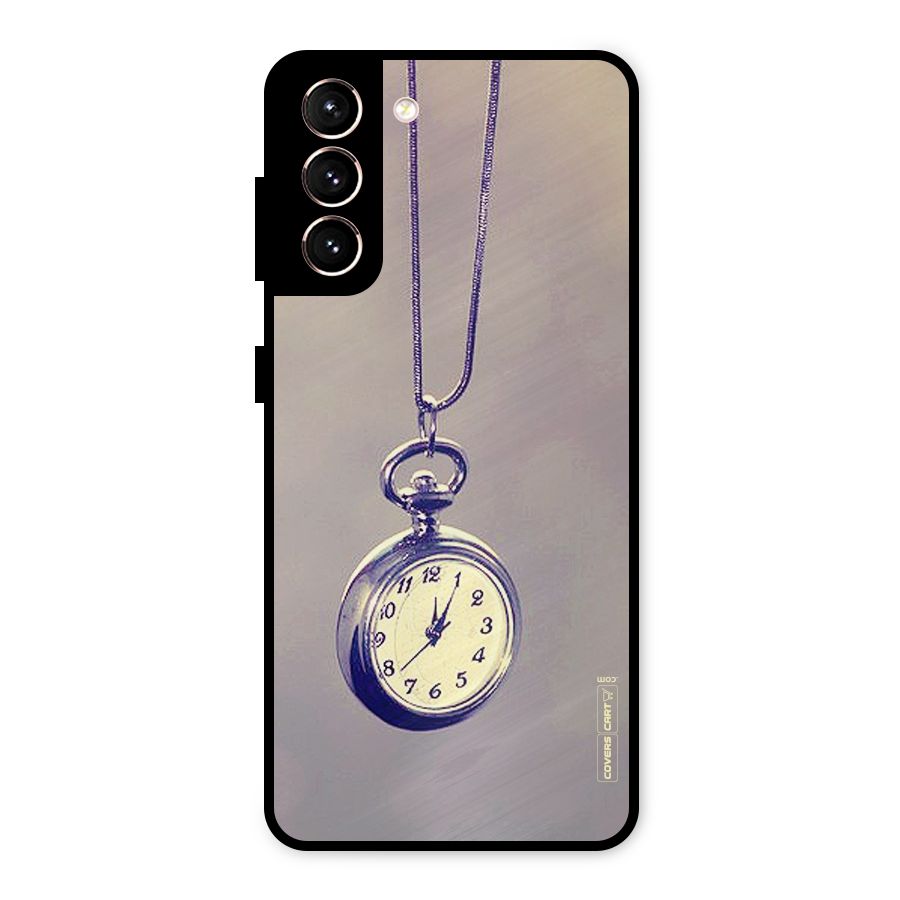 Clock Locket Metal Back Case for Galaxy S21 5G