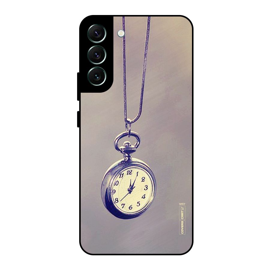 Clock Locket Metal Back Case for Galaxy S22 Plus 5G