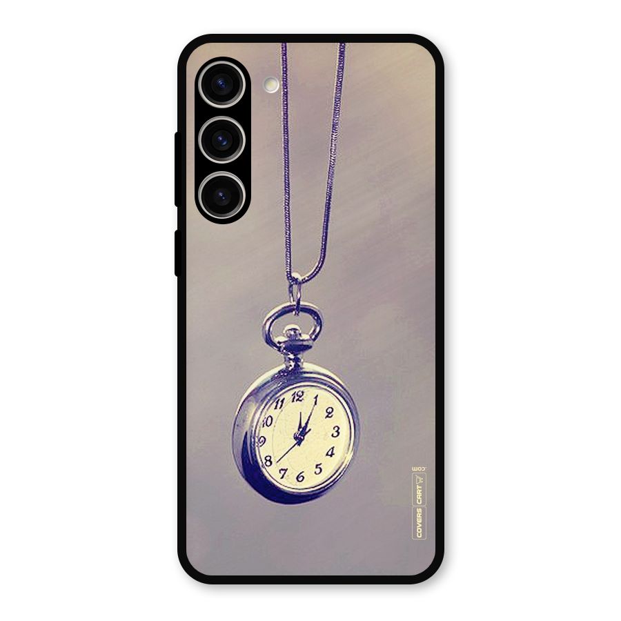 Clock Locket Metal Back Case for Galaxy S23 Plus
