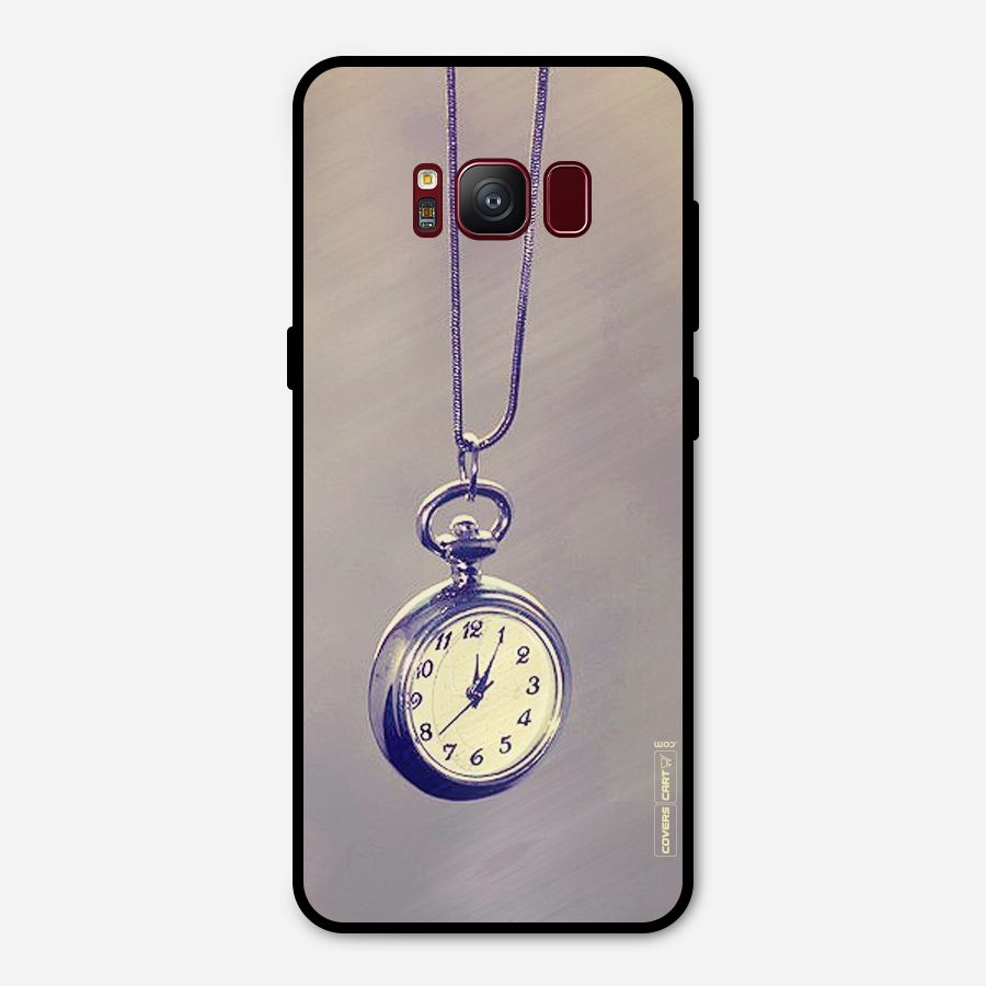 Clock Locket Metal Back Case for Galaxy S8