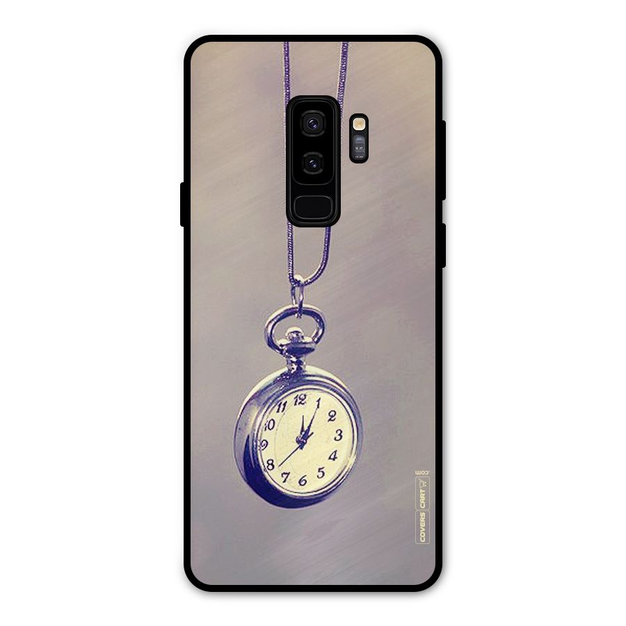Clock Locket Metal Back Case for Galaxy S9 Plus